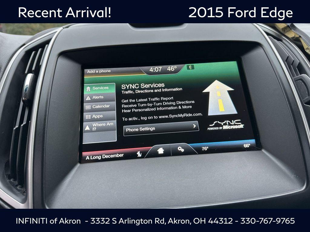 used 2015 Ford Edge car, priced at $8,000