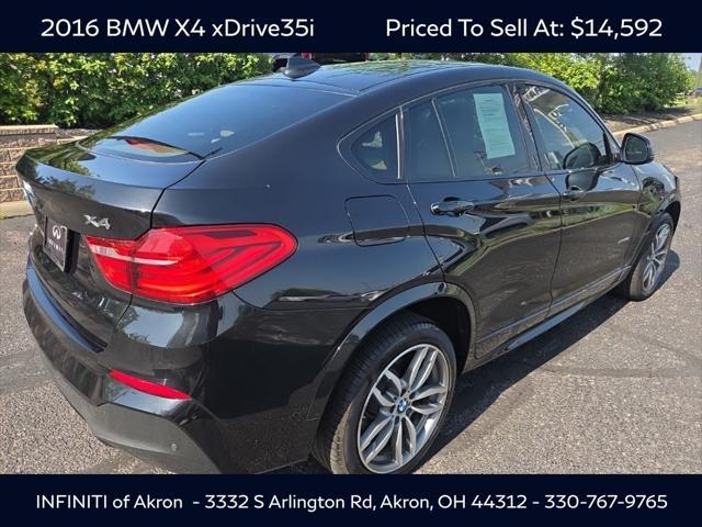 used 2016 BMW X4 car, priced at $14,592