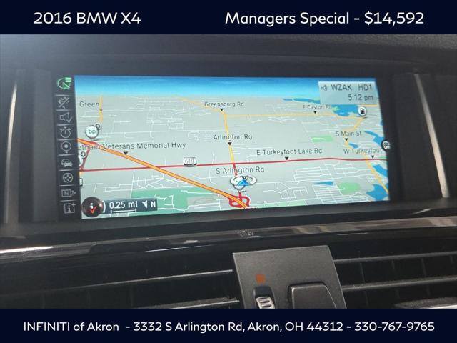 used 2016 BMW X4 car, priced at $14,592