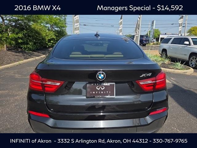 used 2016 BMW X4 car, priced at $14,592