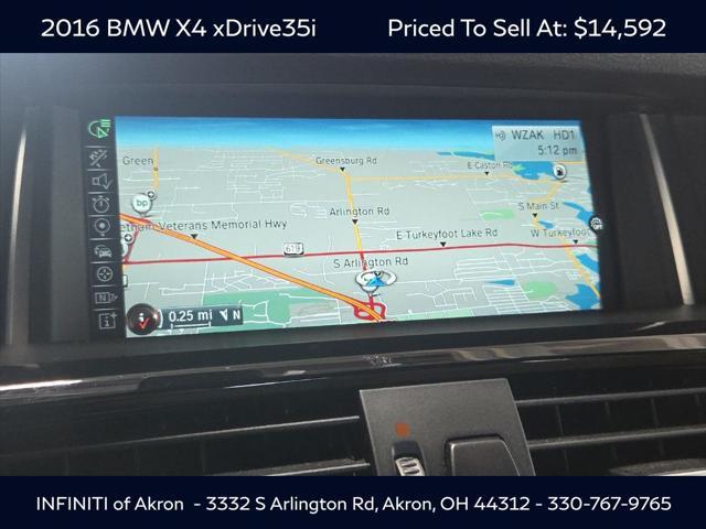 used 2016 BMW X4 car, priced at $14,592