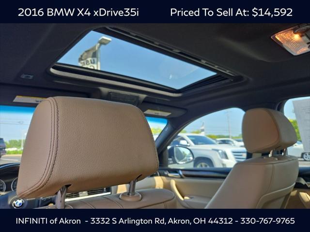 used 2016 BMW X4 car, priced at $14,592