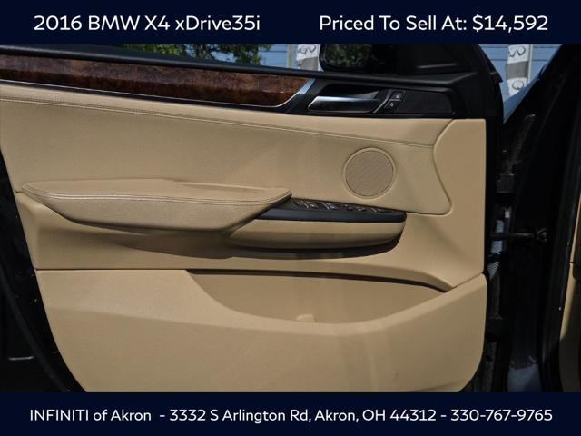 used 2016 BMW X4 car, priced at $14,592