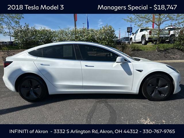 used 2018 Tesla Model 3 car, priced at $18,747