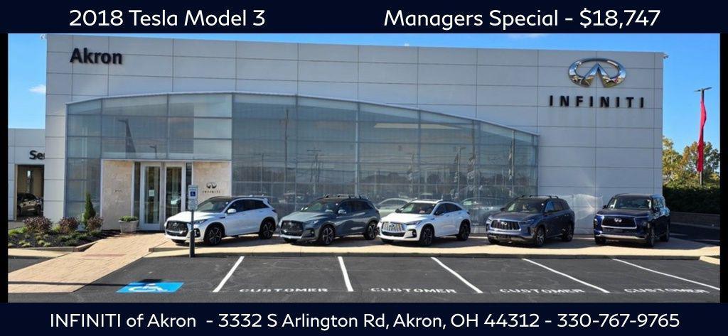 used 2018 Tesla Model 3 car, priced at $18,747