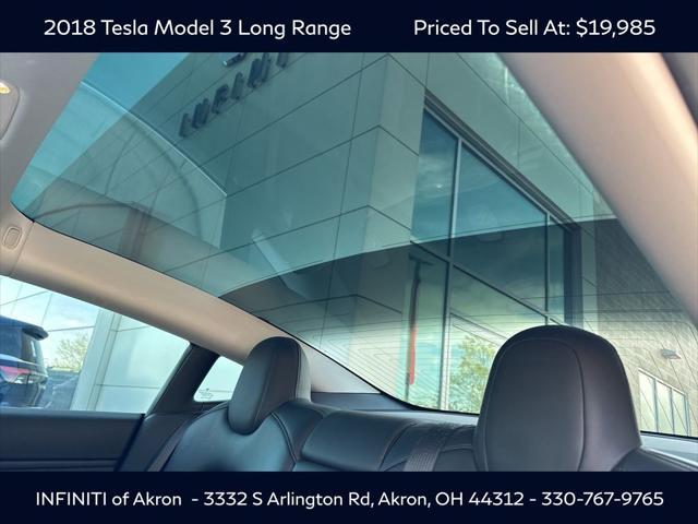 used 2018 Tesla Model 3 car, priced at $19,985