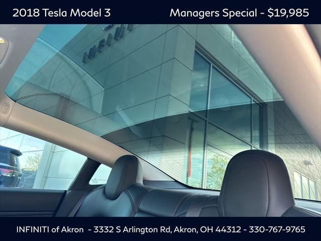 used 2018 Tesla Model 3 car, priced at $19,985