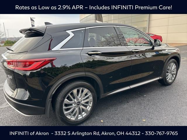 new 2025 INFINITI QX50 car, priced at $42,843