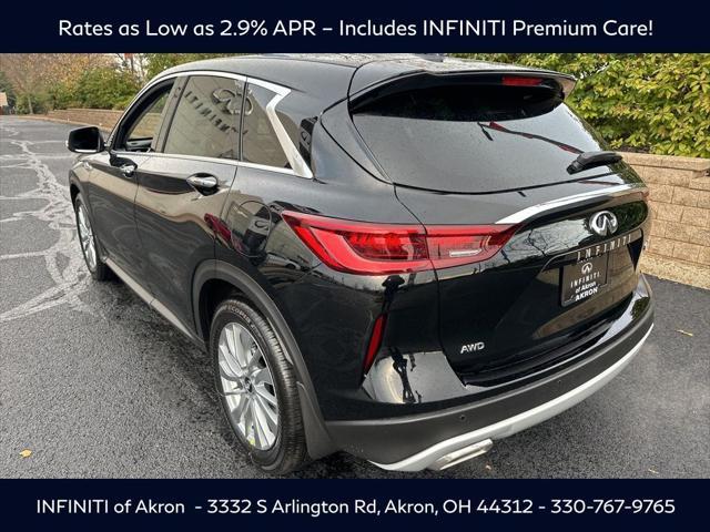 new 2025 INFINITI QX50 car, priced at $42,843