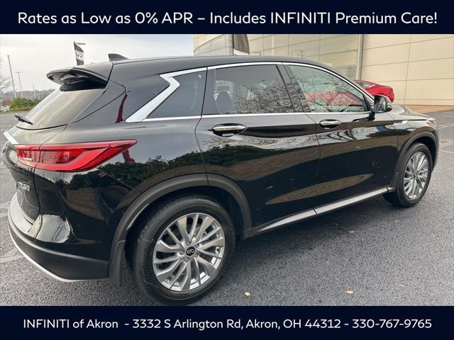 new 2025 INFINITI QX50 car, priced at $42,843