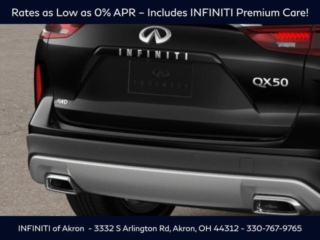 new 2025 INFINITI QX50 car, priced at $43,118