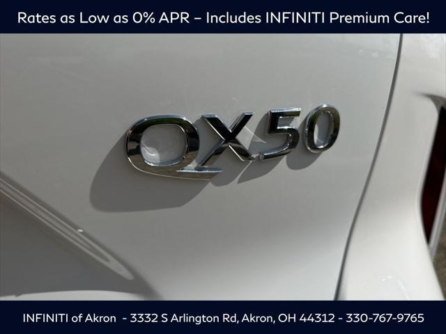 new 2025 INFINITI QX50 car, priced at $42,843