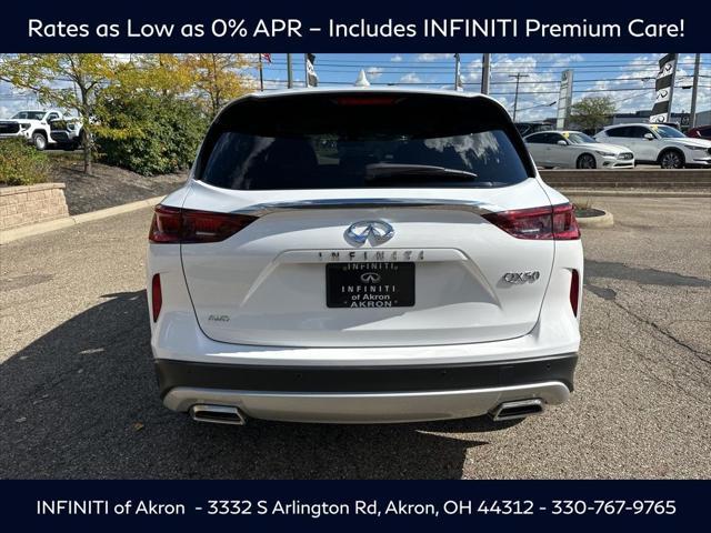 new 2025 INFINITI QX50 car, priced at $42,843