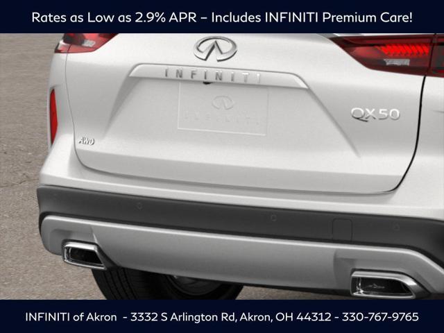 new 2025 INFINITI QX50 car, priced at $42,843