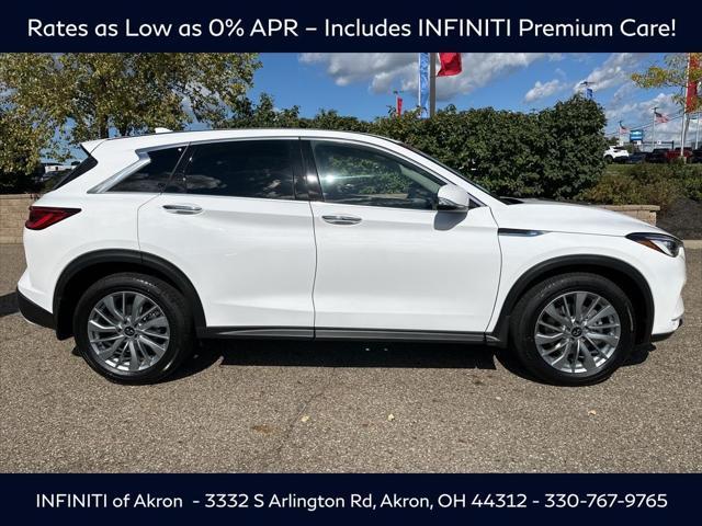 new 2025 INFINITI QX50 car, priced at $42,843