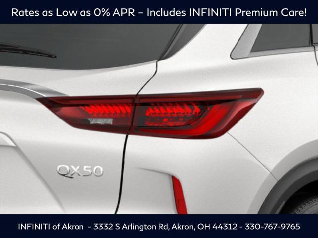 new 2025 INFINITI QX50 car, priced at $42,843