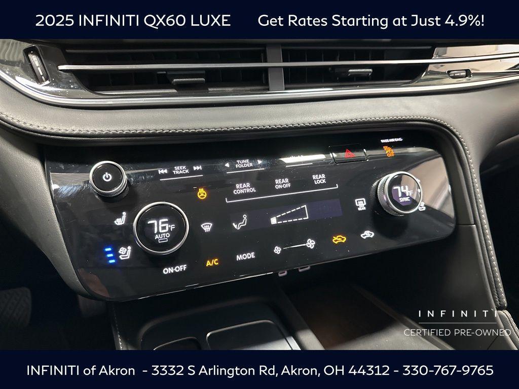 used 2025 INFINITI QX60 car, priced at $48,143
