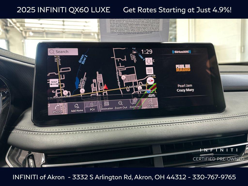 used 2025 INFINITI QX60 car, priced at $48,143