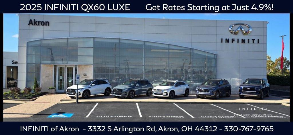 used 2025 INFINITI QX60 car, priced at $48,143