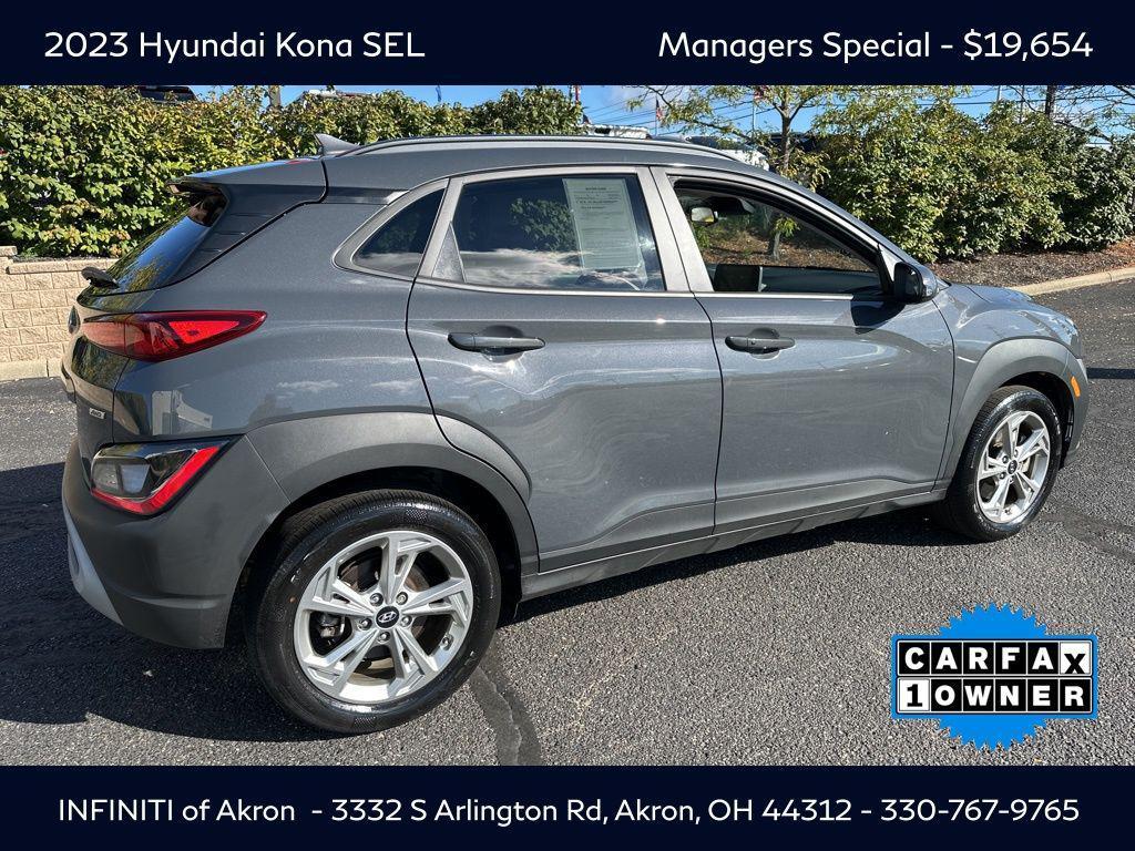 used 2023 Hyundai Kona car, priced at $19,654