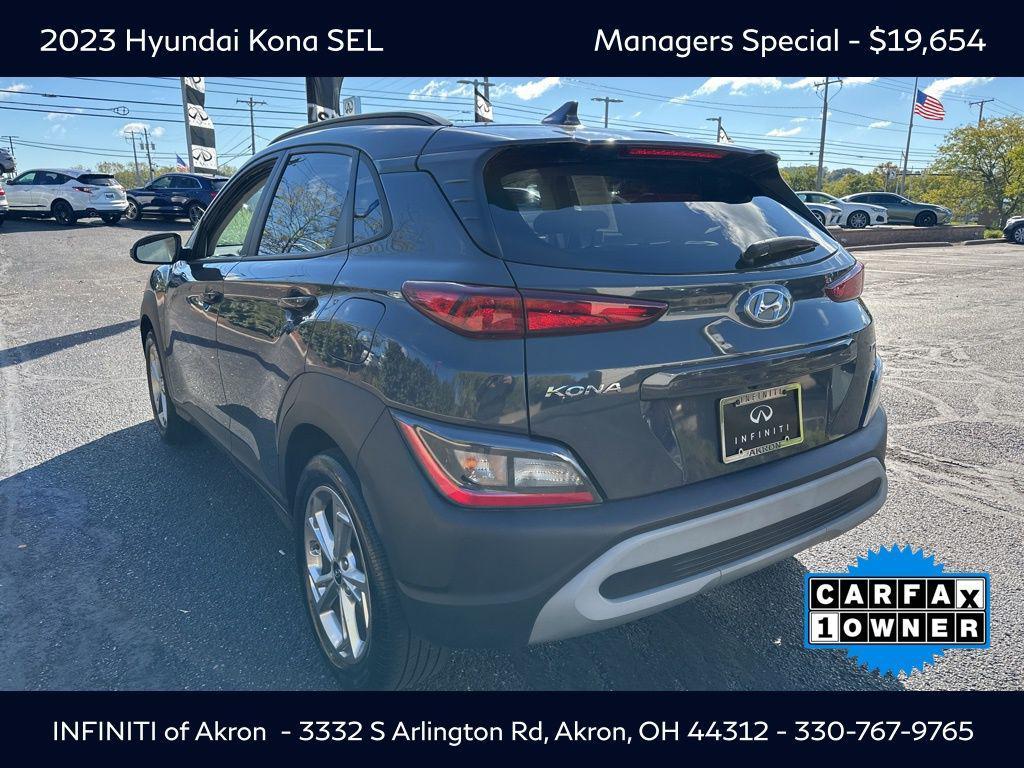 used 2023 Hyundai Kona car, priced at $19,654