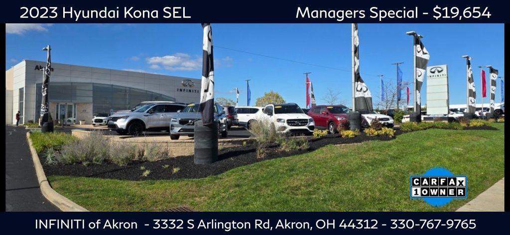 used 2023 Hyundai Kona car, priced at $19,654