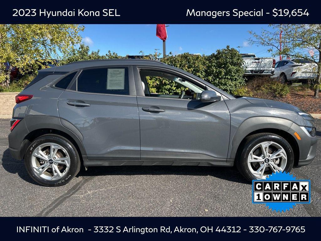 used 2023 Hyundai Kona car, priced at $19,654