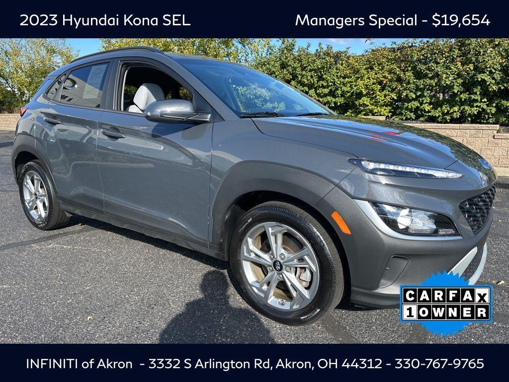 used 2023 Hyundai Kona car, priced at $19,654