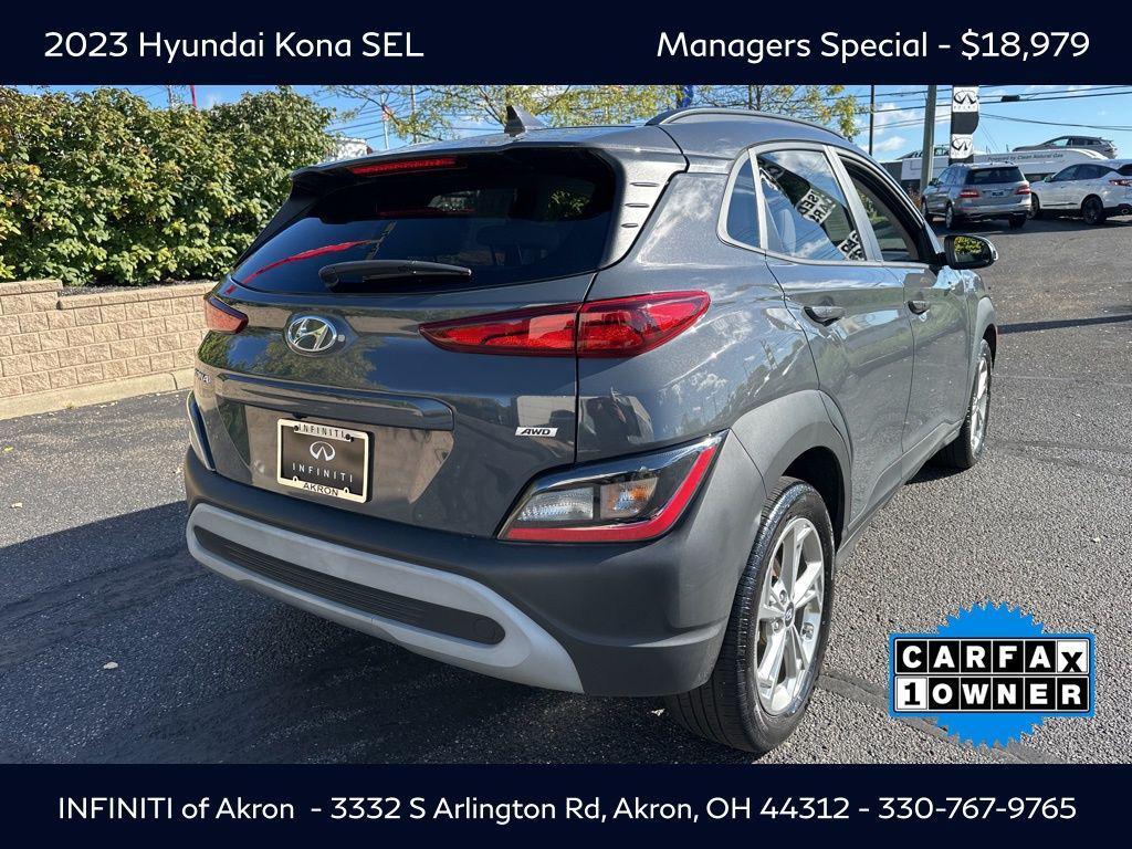 used 2023 Hyundai Kona car, priced at $18,979