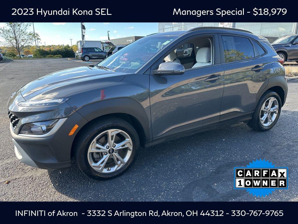 used 2023 Hyundai Kona car, priced at $18,979