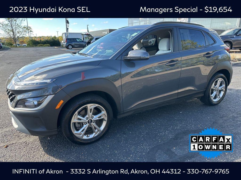 used 2023 Hyundai Kona car, priced at $19,654