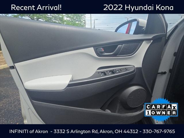 used 2022 Hyundai Kona car, priced at $17,950