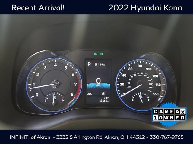 used 2022 Hyundai Kona car, priced at $17,950