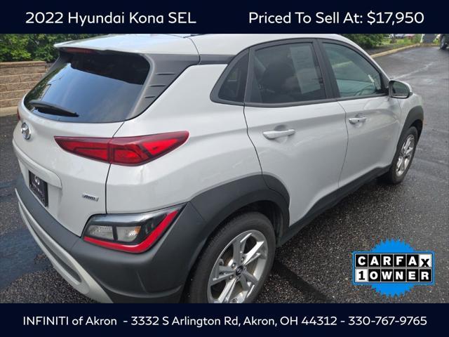 used 2022 Hyundai Kona car, priced at $17,950