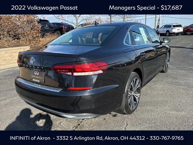 used 2022 Volkswagen Passat car, priced at $17,687