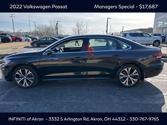 used 2022 Volkswagen Passat car, priced at $17,687