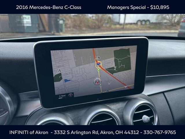 used 2016 Mercedes-Benz C-Class car, priced at $10,895