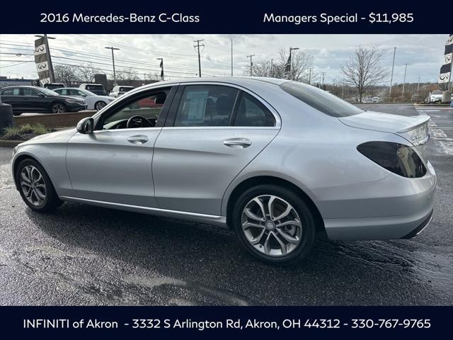 used 2016 Mercedes-Benz C-Class car, priced at $11,985