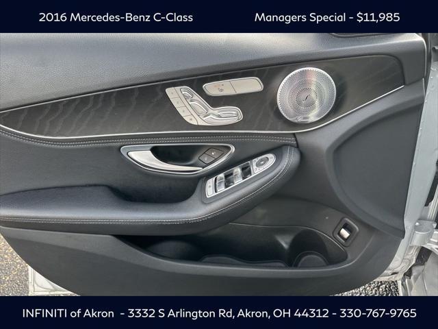 used 2016 Mercedes-Benz C-Class car, priced at $11,985