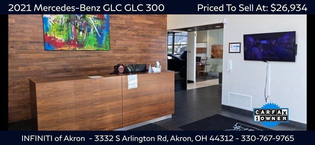 used 2021 Mercedes-Benz GLC 300 car, priced at $26,934