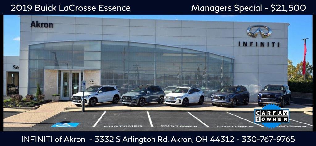 used 2019 Buick LaCrosse car, priced at $21,500