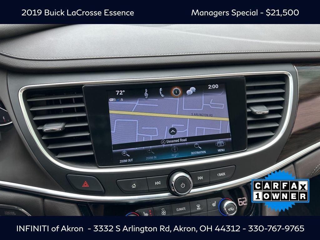 used 2019 Buick LaCrosse car, priced at $21,500