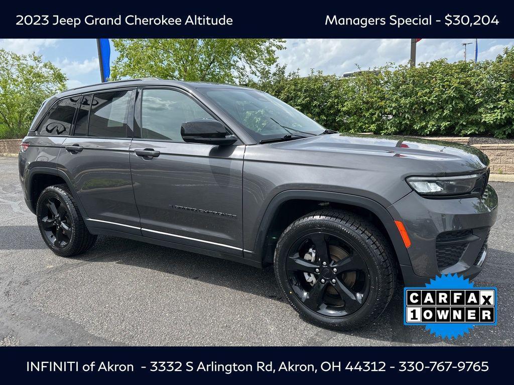 used 2023 Jeep Grand Cherokee car, priced at $30,204