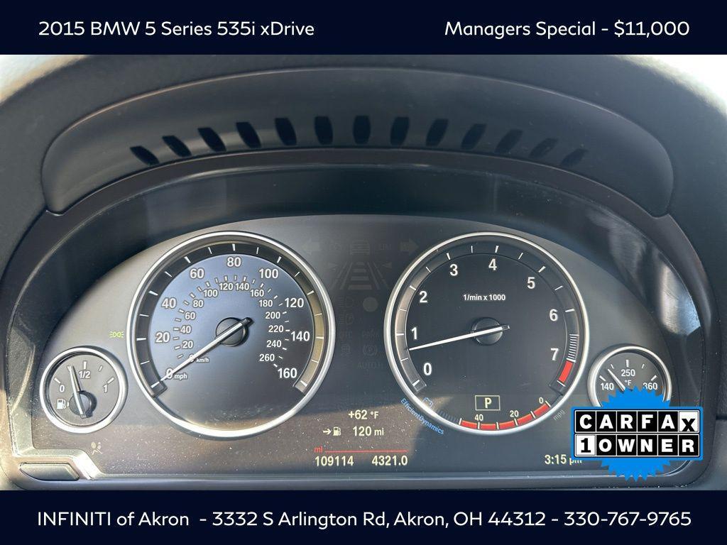 used 2015 BMW 535 car, priced at $11,000