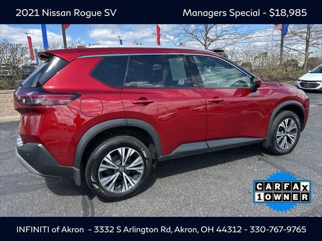 used 2021 Nissan Rogue car, priced at $18,985