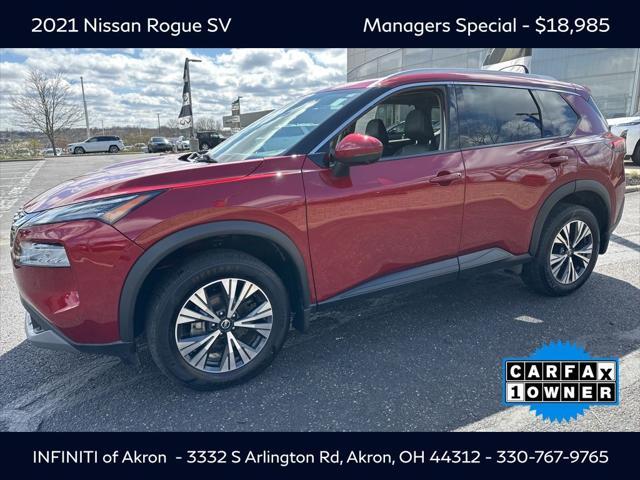 used 2021 Nissan Rogue car, priced at $18,985