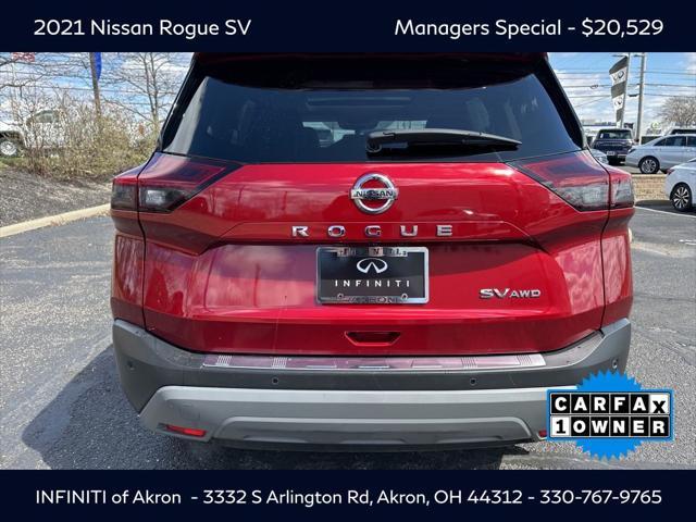used 2021 Nissan Rogue car, priced at $20,529