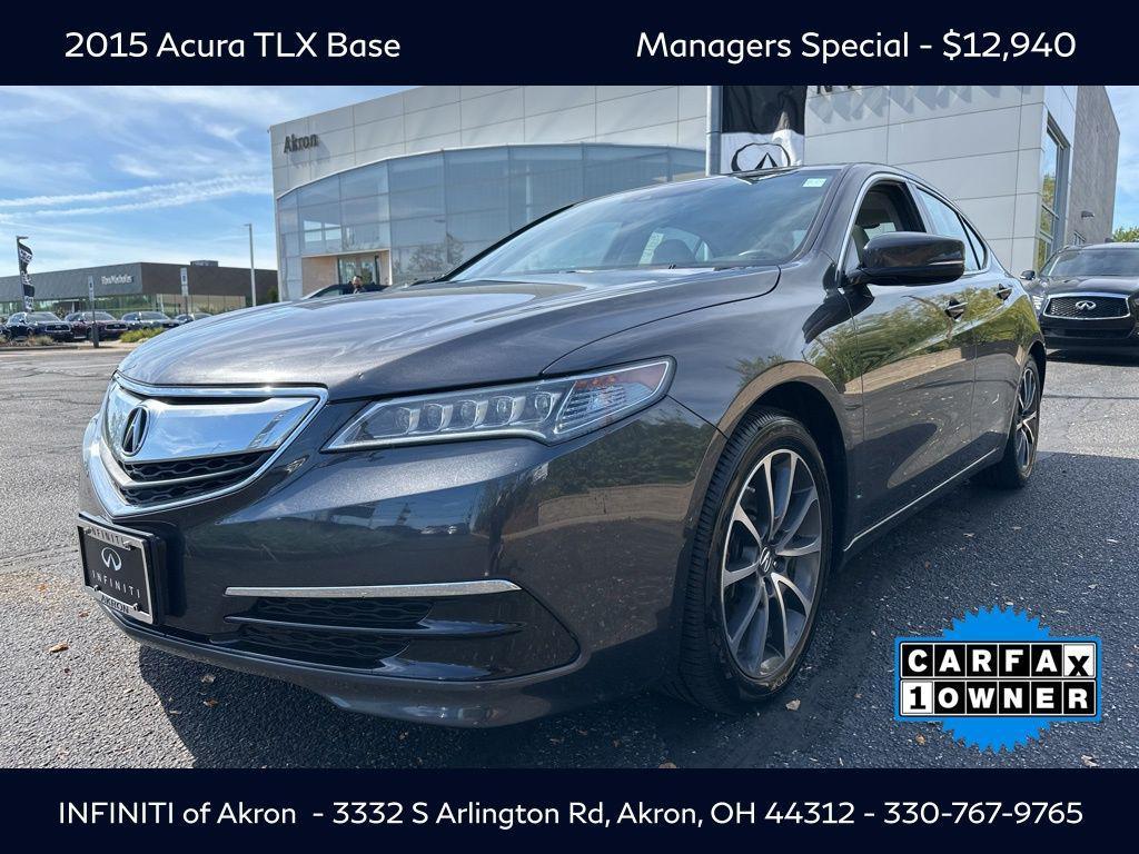 used 2015 Acura TLX car, priced at $12,940