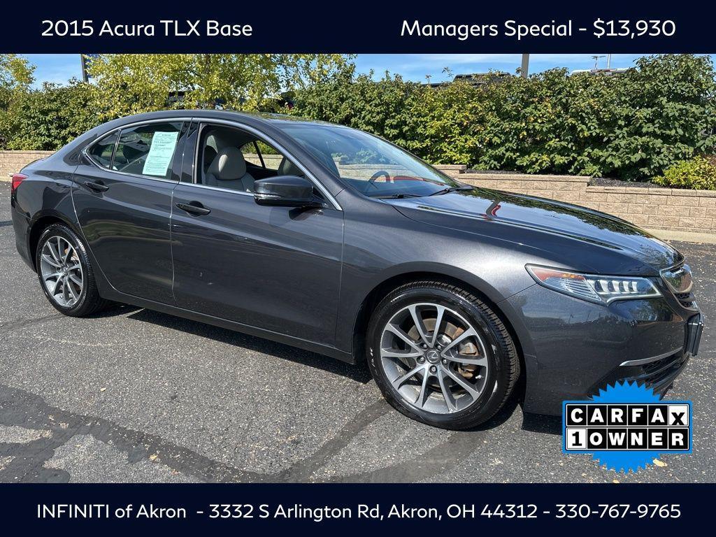 used 2015 Acura TLX car, priced at $13,930