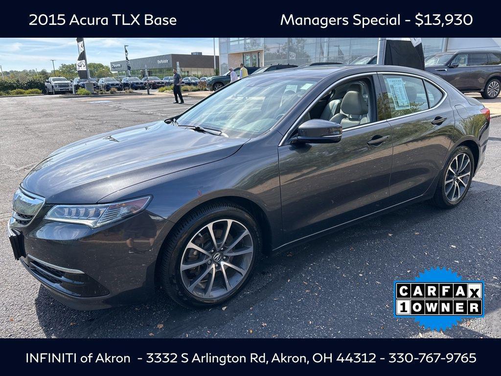 used 2015 Acura TLX car, priced at $13,930